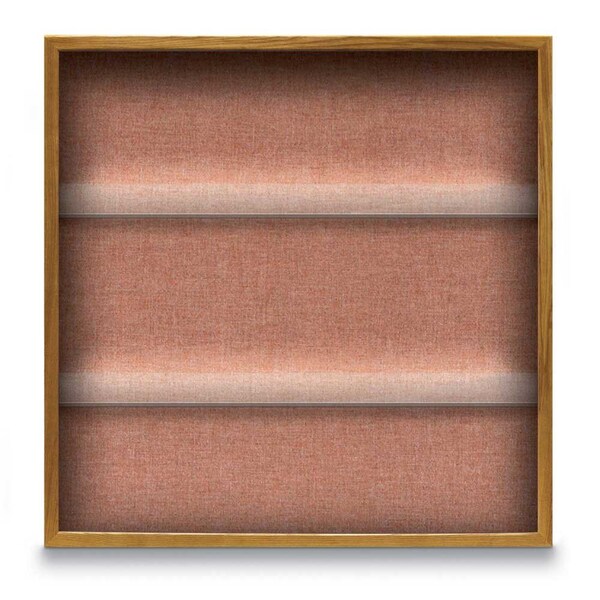 Outdoor Enclosed Combo Board, 48"x36", Satin Frame/Green & Cork